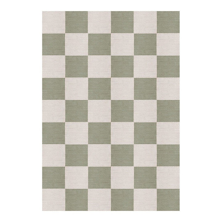 Chess Wool Rug - Sage - ökenhem