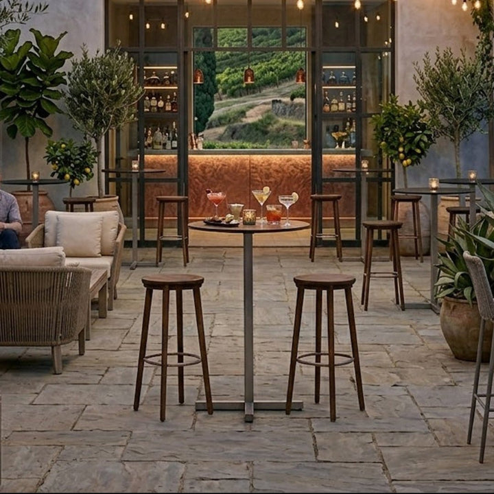 Chop Bar Table Round - ökenhem