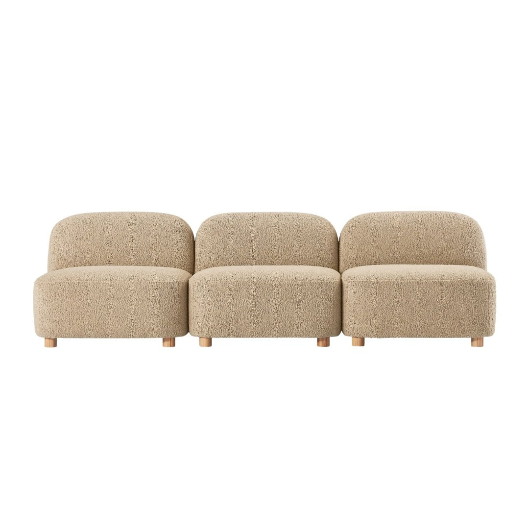 Circuit Modular 3 - pc Armless Sofa - ökenhem