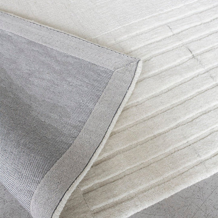 Circular Wool Rug - Bone White - ökenhem