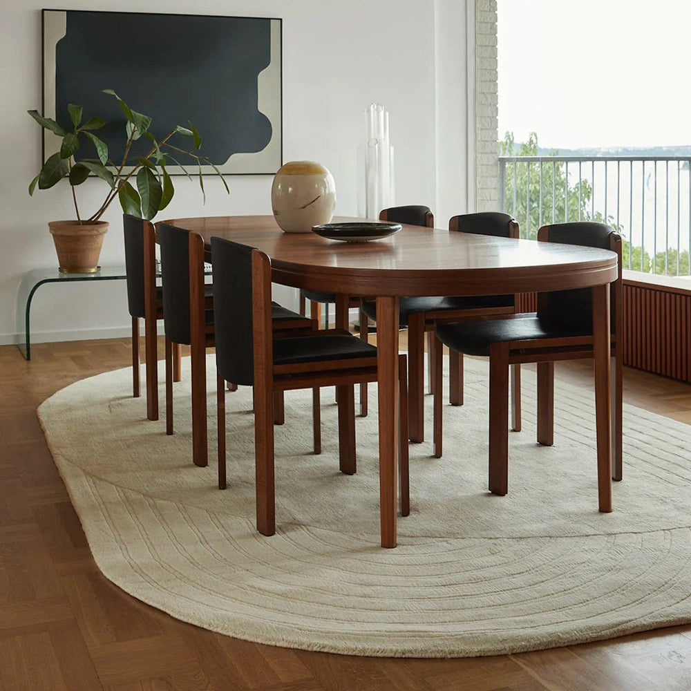 Circular Wool Rug - Bone White - ökenhem