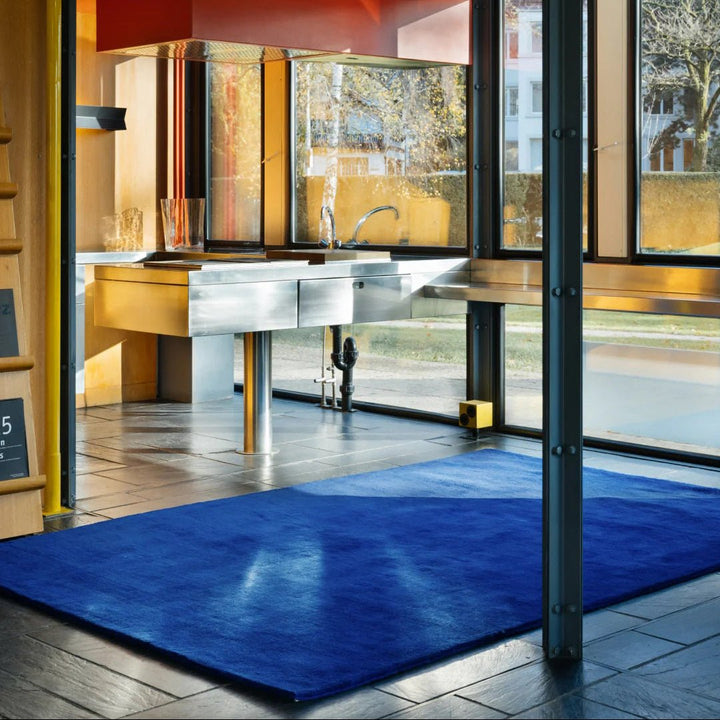 Classic Solid Wool Rug - Blue Foncé - ökenhem