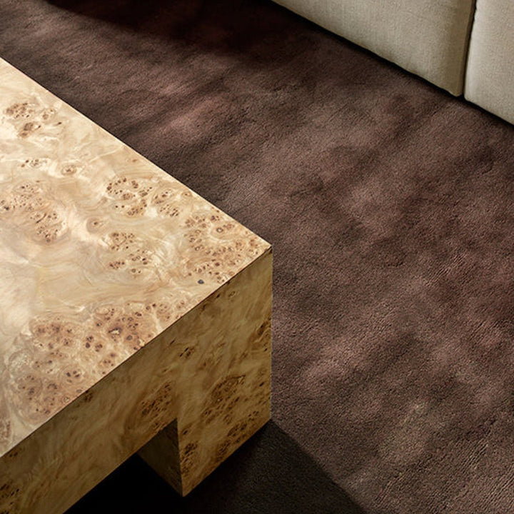 Classic Solid Wool Rug - Chicory Coffee - ökenhem