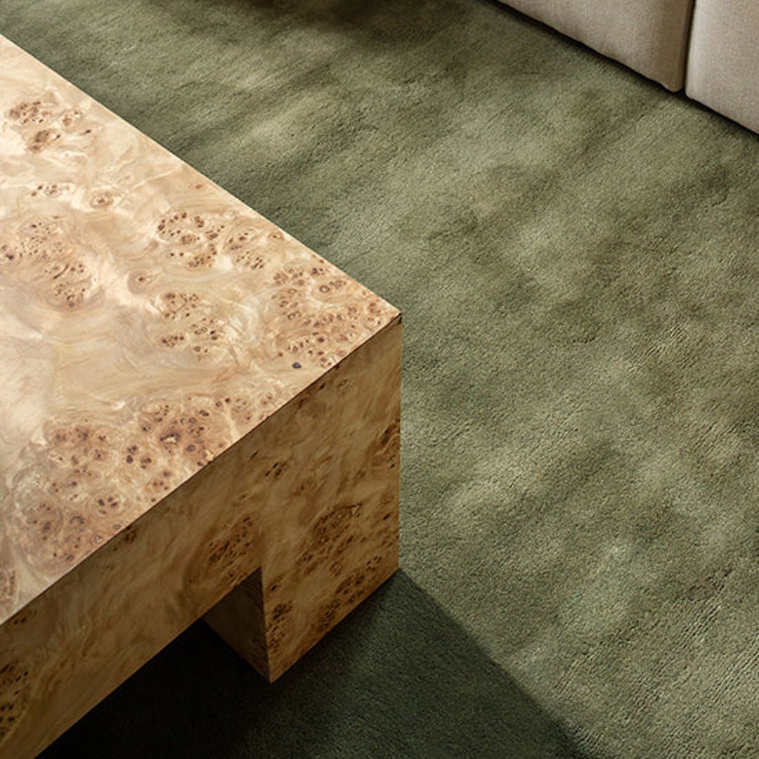 Classic Solid Wool Wool Rug - Capulet Olive - ökenhem