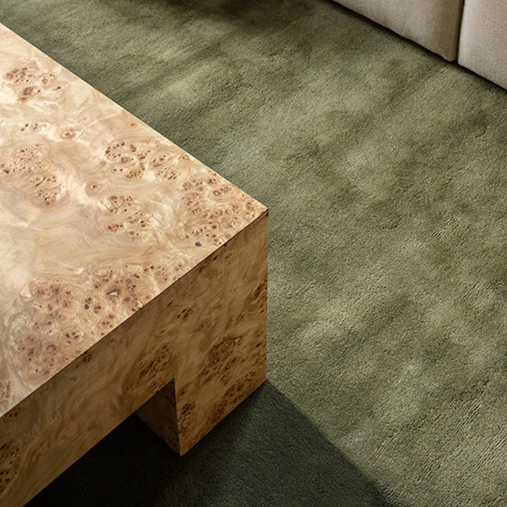 Classic Solid Wool Wool Rug - Capulet Olive - ökenhem