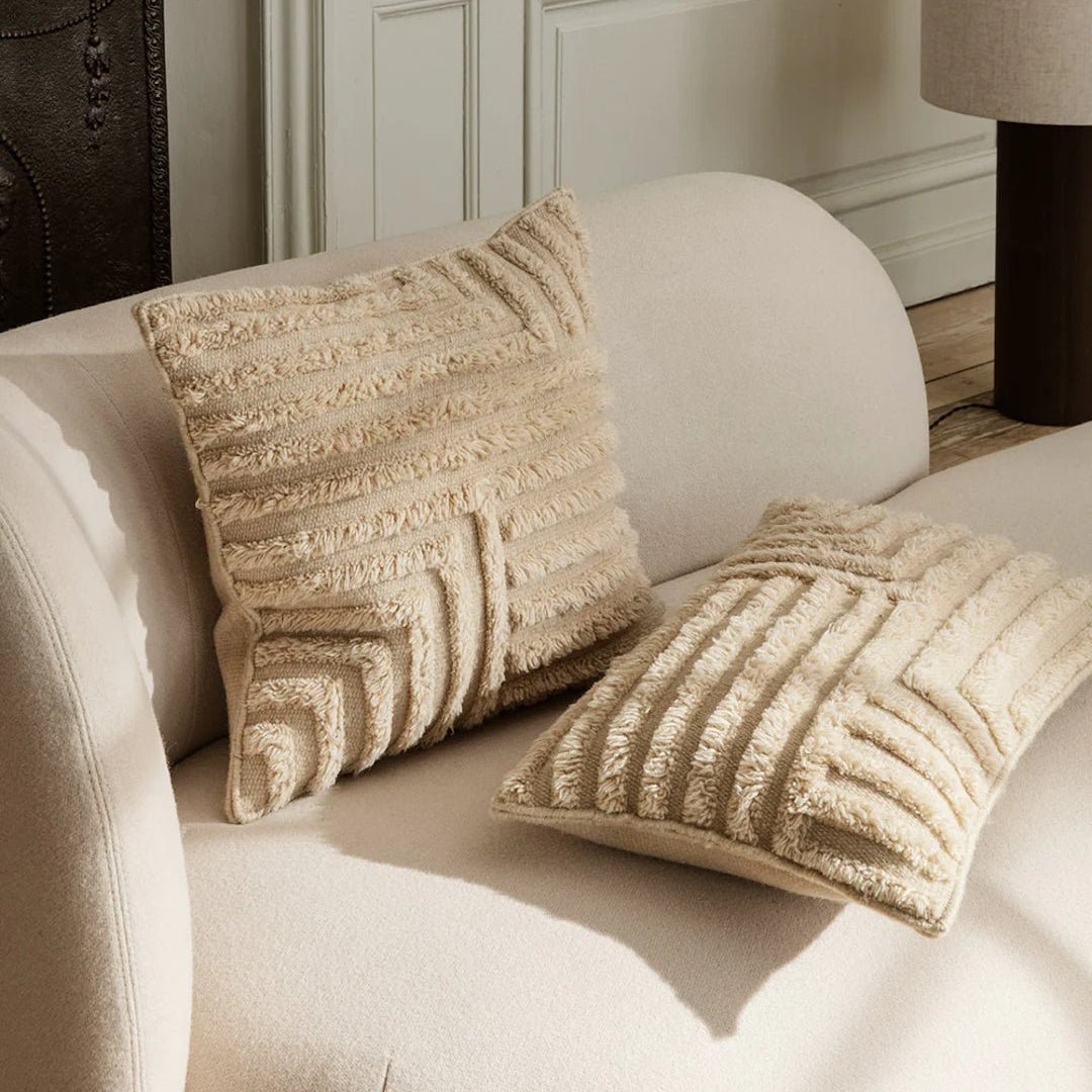 Crease Wool Cushion - Rectangular - ökenhem