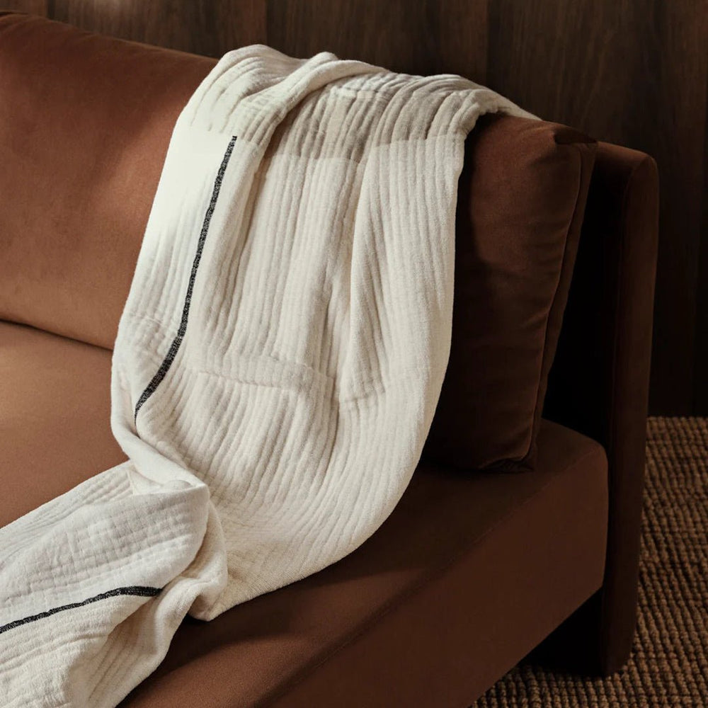 Dela Throw - Natural/Off - white - ökenhem