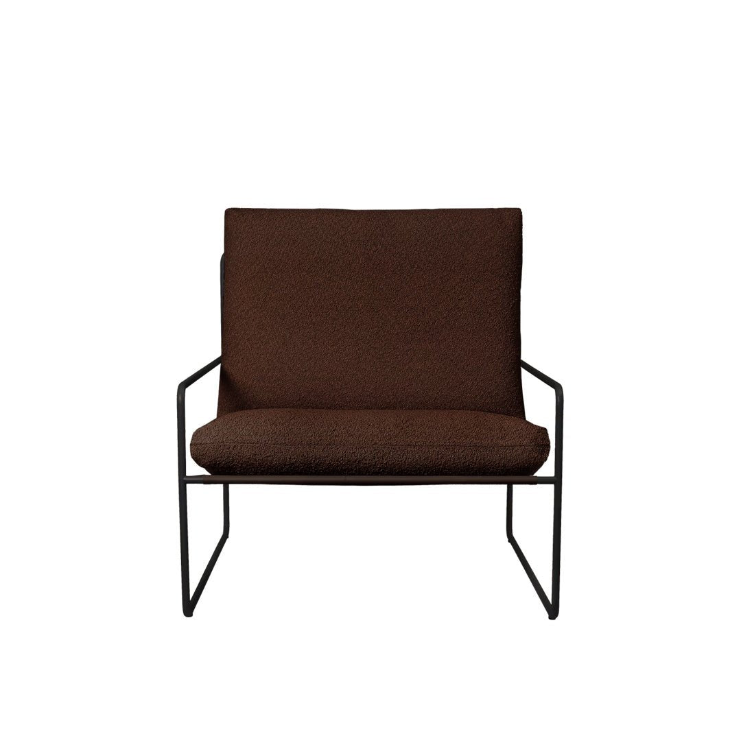 Desert 1 - seater - Black - Pure Bouclé - ökenhem