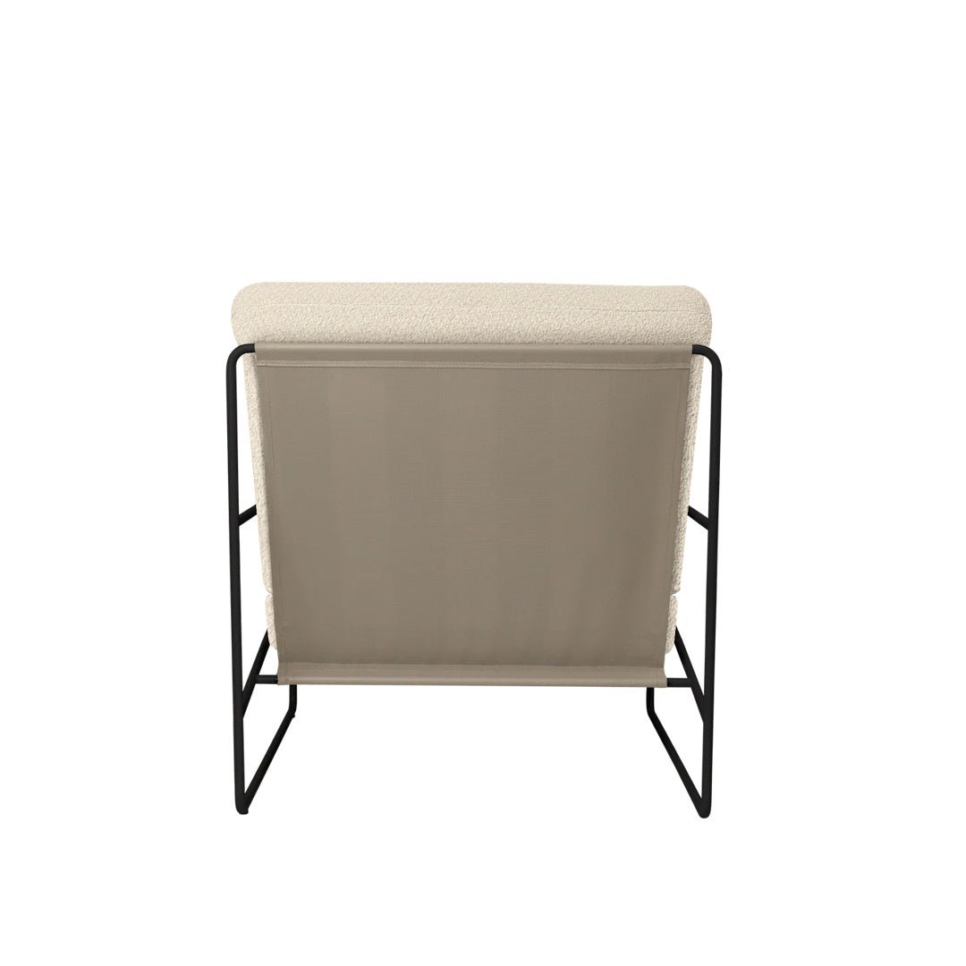 Desert 1 - seater - Black - Pure Bouclé - ökenhem