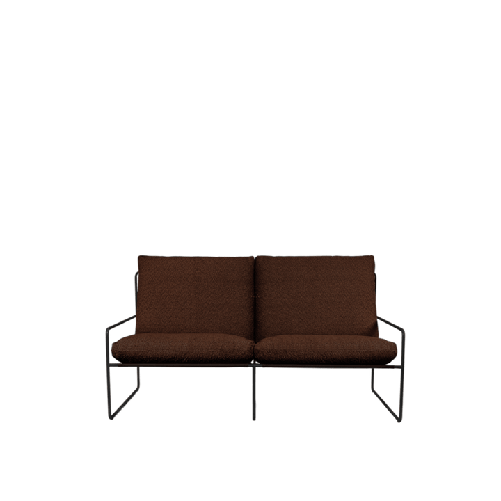 Desert 2 - seater - Black - Pure Bouclé - ökenhem