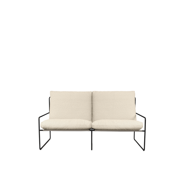 Desert 2 - seater - Black - Pure Bouclé - ökenhem