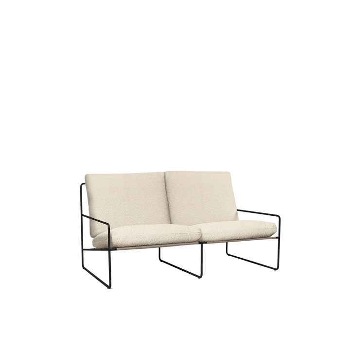 Desert 2 - seater - Black - Pure Bouclé - ökenhem
