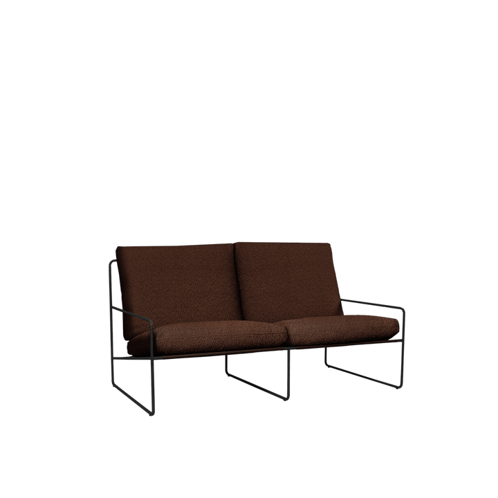 Desert 2 - seater - Black - Pure Bouclé - ökenhem