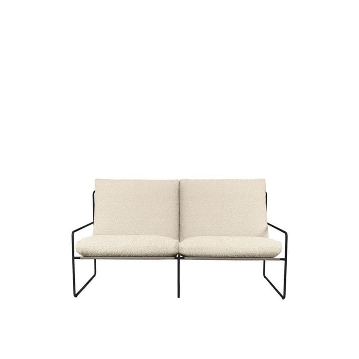 Desert 2 - seater - Black - Pure Bouclé - ökenhem