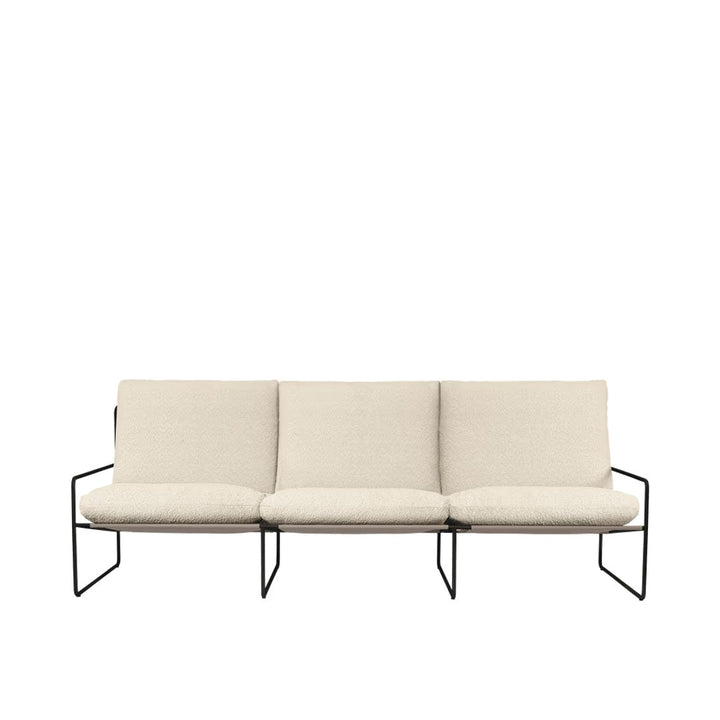 Desert 3 - seater - Black - Pure Bouclé - ökenhem
