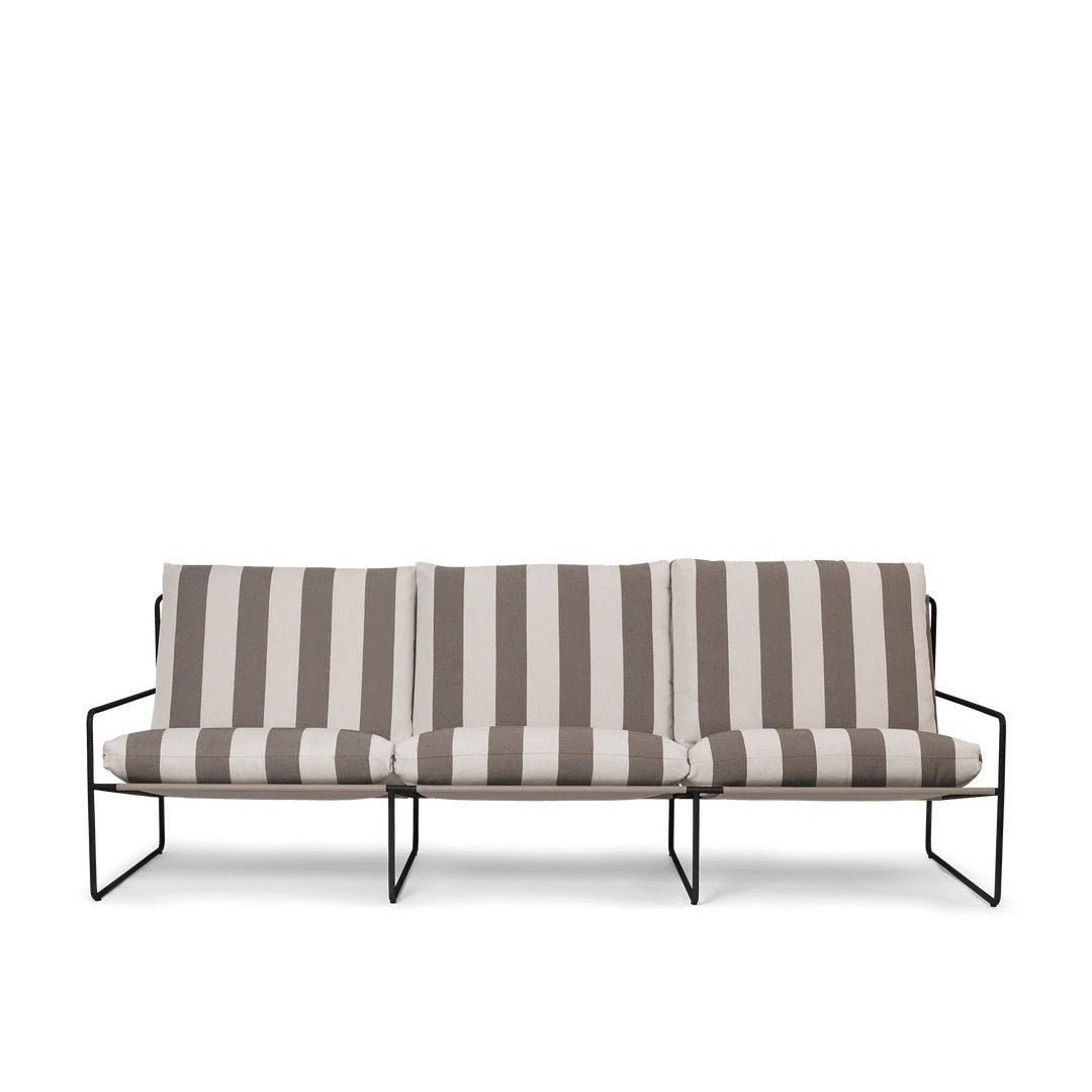 Desert 3 - seater - Black - Stripe - ökenhem
