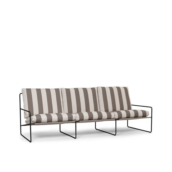 Desert 3 - seater - Black - Stripe - ökenhem