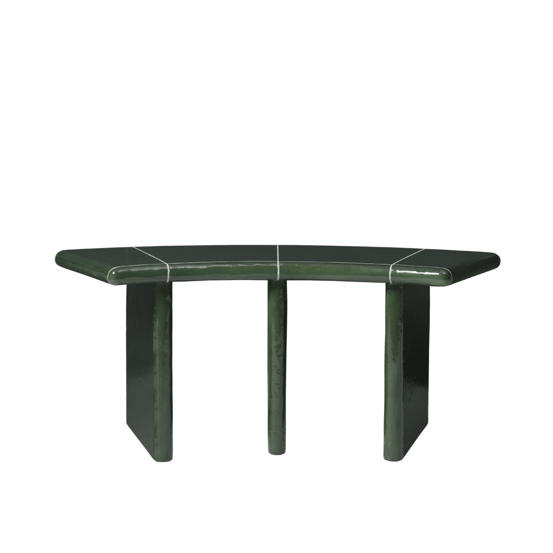 Deya Curved Bench - ökenhem