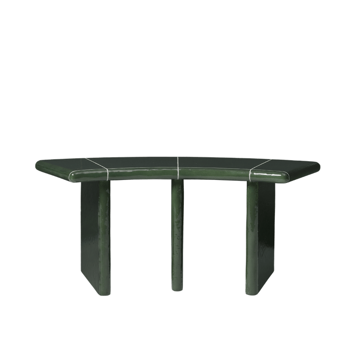 Deya Curved Bench - ökenhem