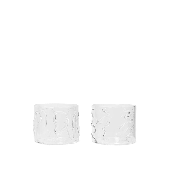 Doodle Glasses Low - Set of 2 - ökenhem