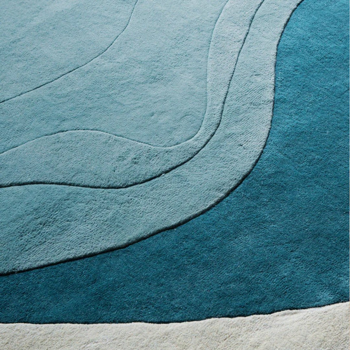 Erik Bratsberg Lozza Wool Rug - Teal - ökenhem