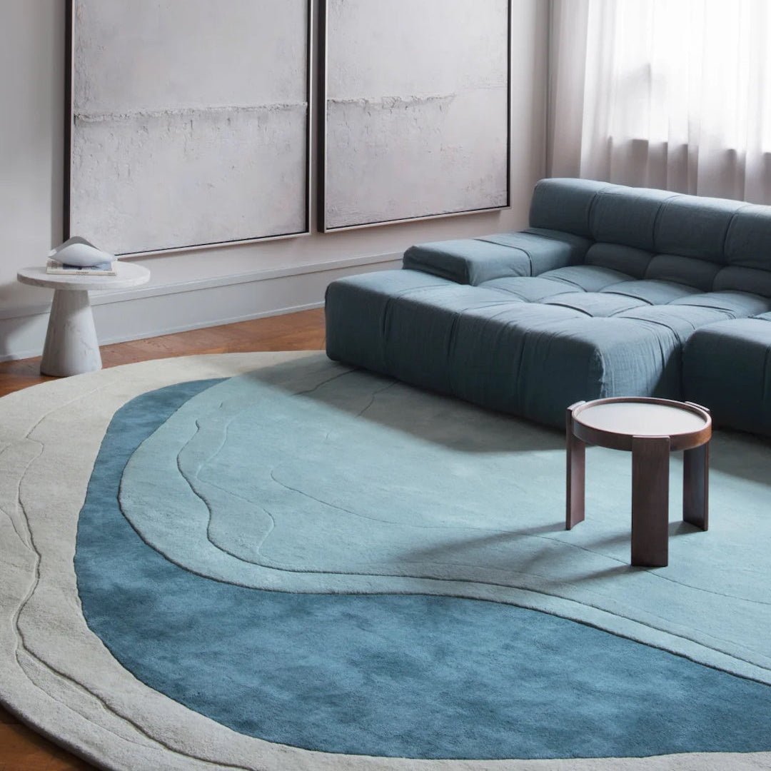 Erik Bratsberg Lozza Wool Rug - Teal - ökenhem