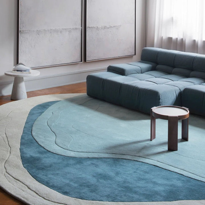 Erik Bratsberg Lozza Wool Rug - Teal - ökenhem