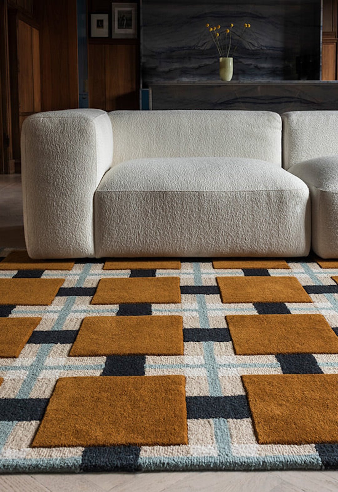 Evelina Kroon Wool Rug - Ochre Fields - ökenhem