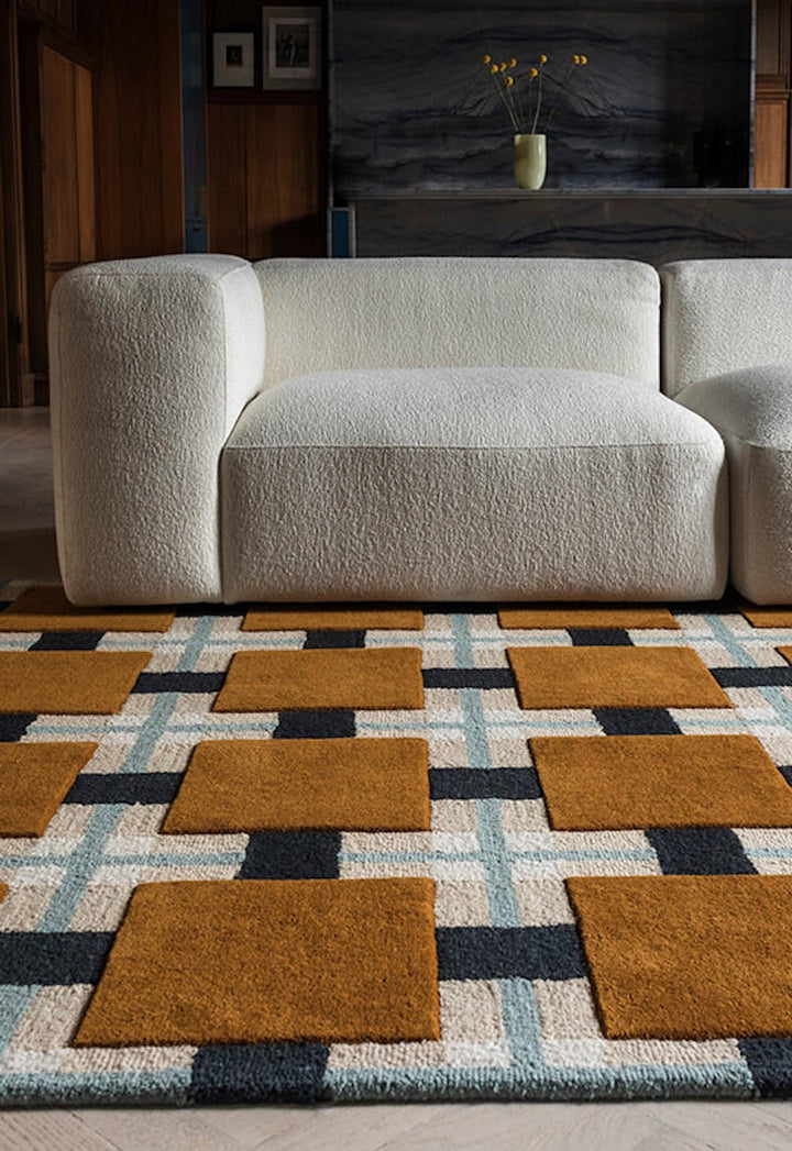 Evelina Kroon Wool Rug - Ochre Fields - ökenhem