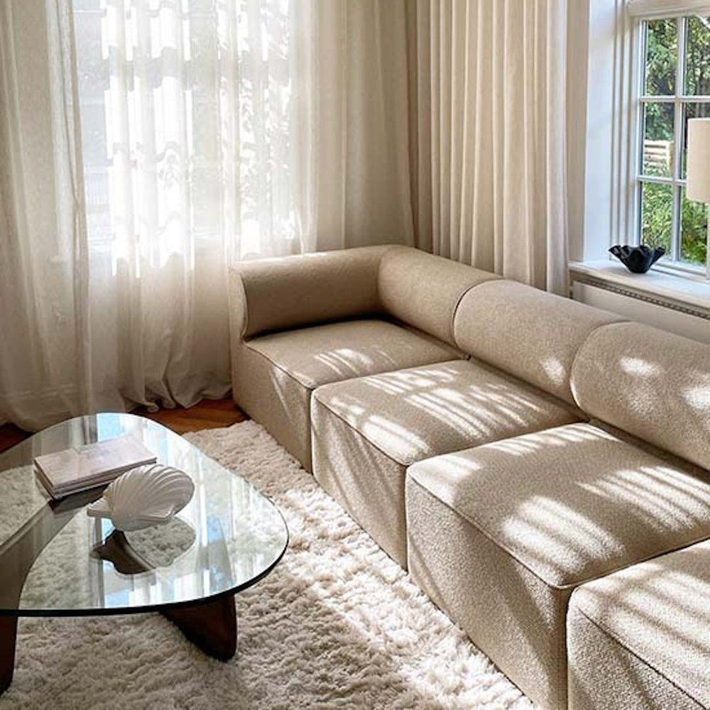 Fallingwater Shaggy Recycled PET Rug - Bone White - ökenhem