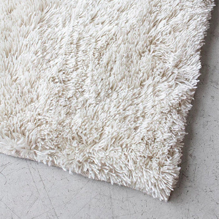 Fallingwater Shaggy Recycled PET Rug - Bone White - ökenhem