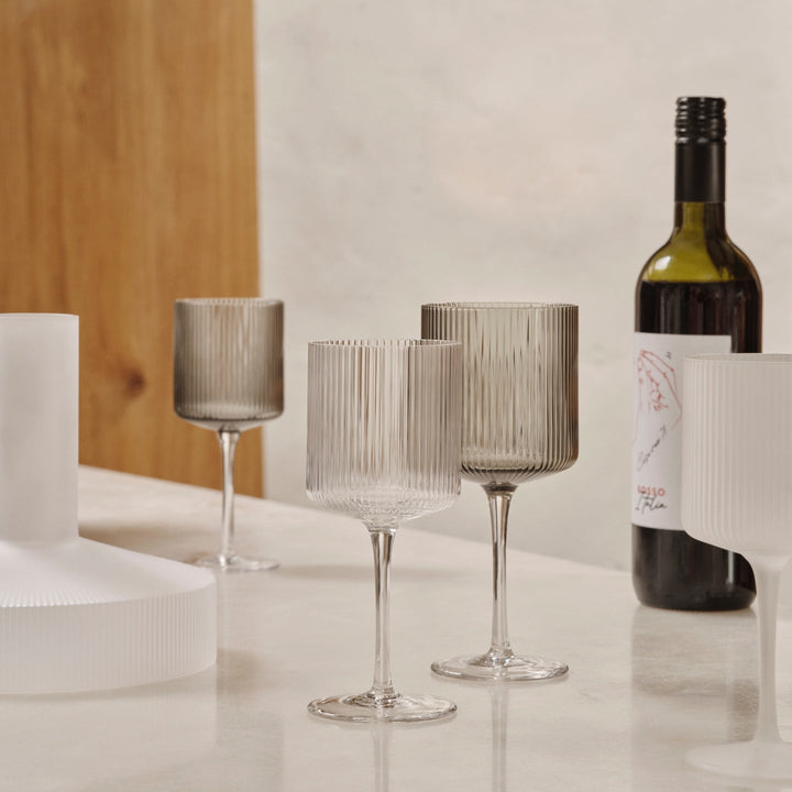 Ripple White Wine Glasses - Set of 2