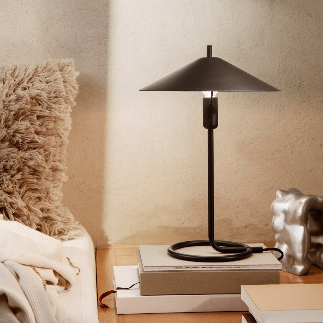 Filo Table Lamp - Black/Dark Olive - ökenhem
