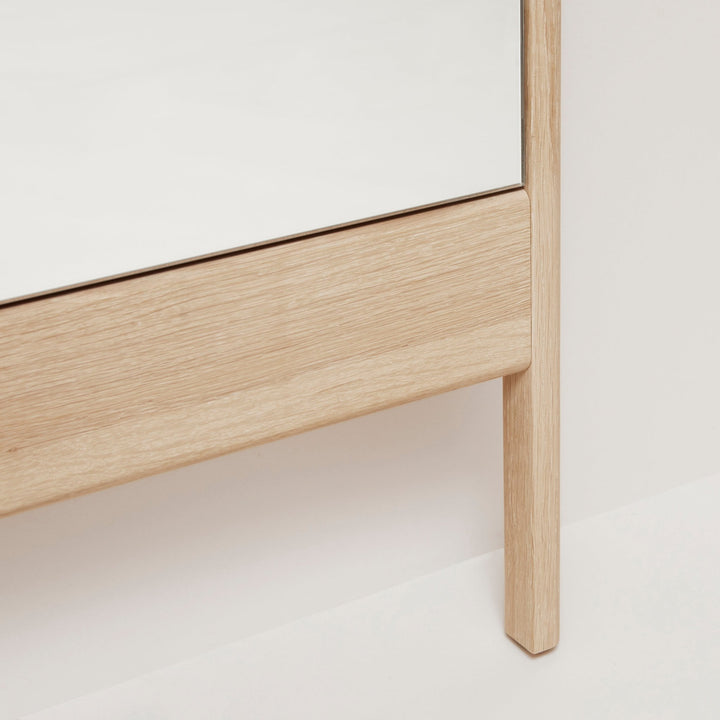 Form & Refine A Line Mirror, White Oak - ökenhem