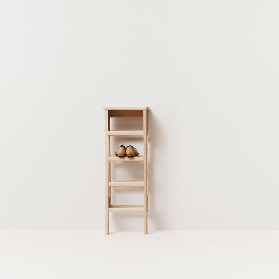 Form & Refine A Line Shoe Rack 35, White Oak - ökenhem