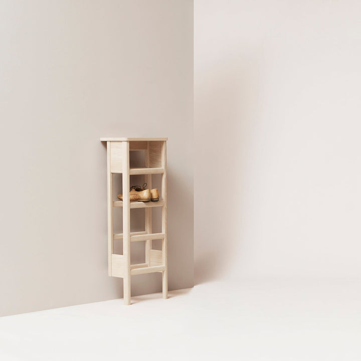Form & Refine A Line Shoe Rack 35, White Oak - ökenhem