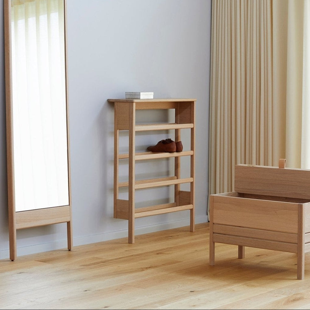 Form & Refine A Line Shoe Rack 72, Oak - ökenhem