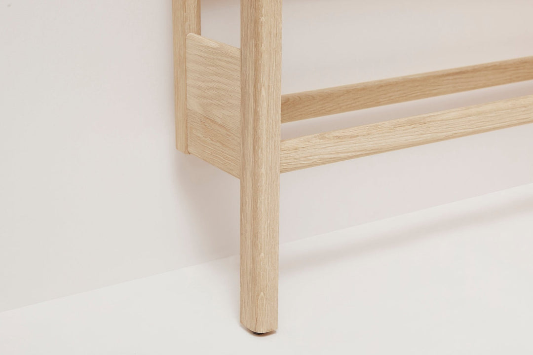 Form & Refine A Line Shoe Rack 72, White Oak - ökenhem