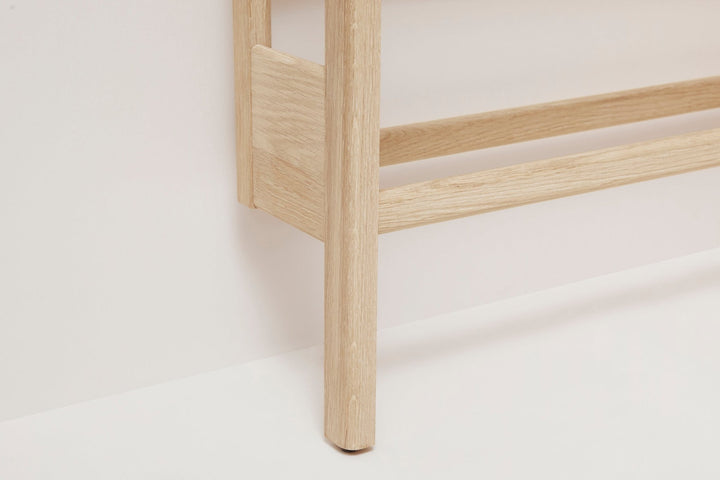 Form & Refine A Line Shoe Rack 72, White Oak - ökenhem