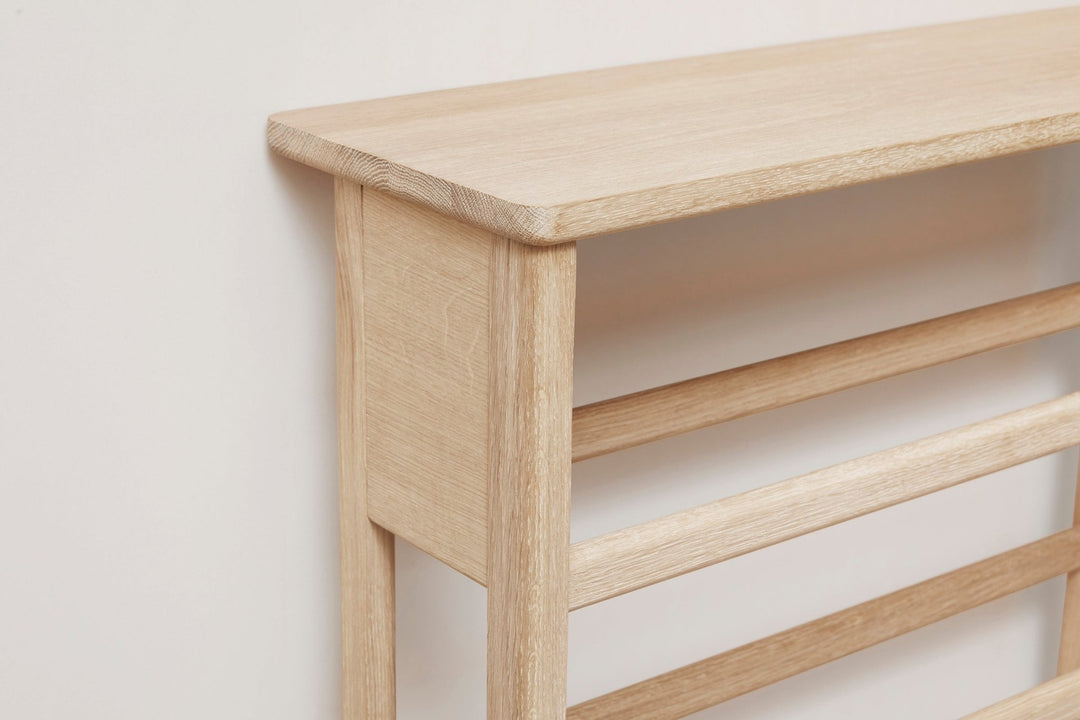 Form & Refine A Line Shoe Rack 72, White Oak - ökenhem