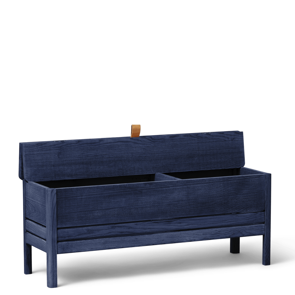 Form & Refine A Line Storage Bench 111, Indigo Blue Special Edition - ökenhem