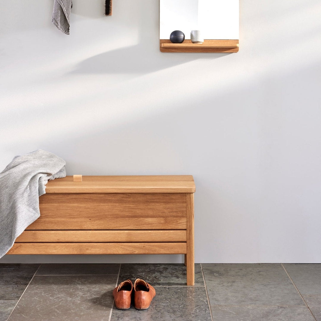 Form & Refine A Line Storage Bench 111, Oak - ökenhem