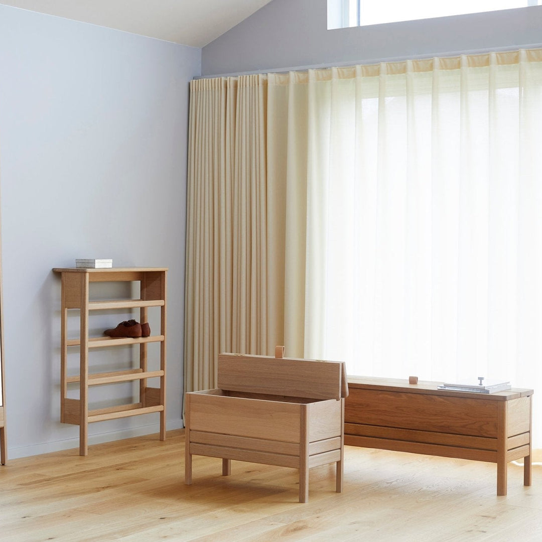 Form & Refine A Line Storage Bench 68, Oak - ökenhem