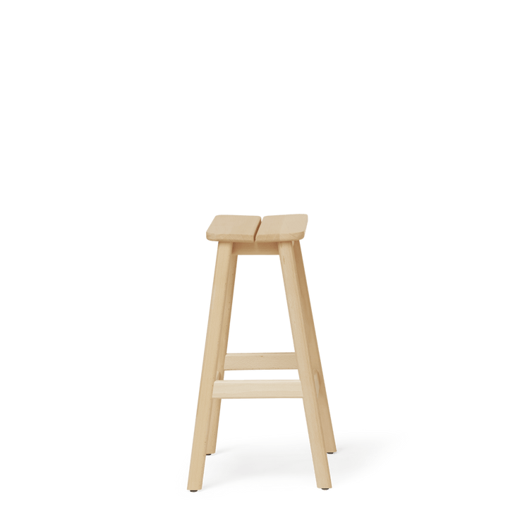 Form &amp; Refine Angle Standard Bar Stool 65, Beech - ökenhem