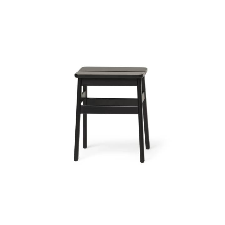 Form &amp; Refine Angle Standard Stool 45, Black - stained Beech - ökenhem