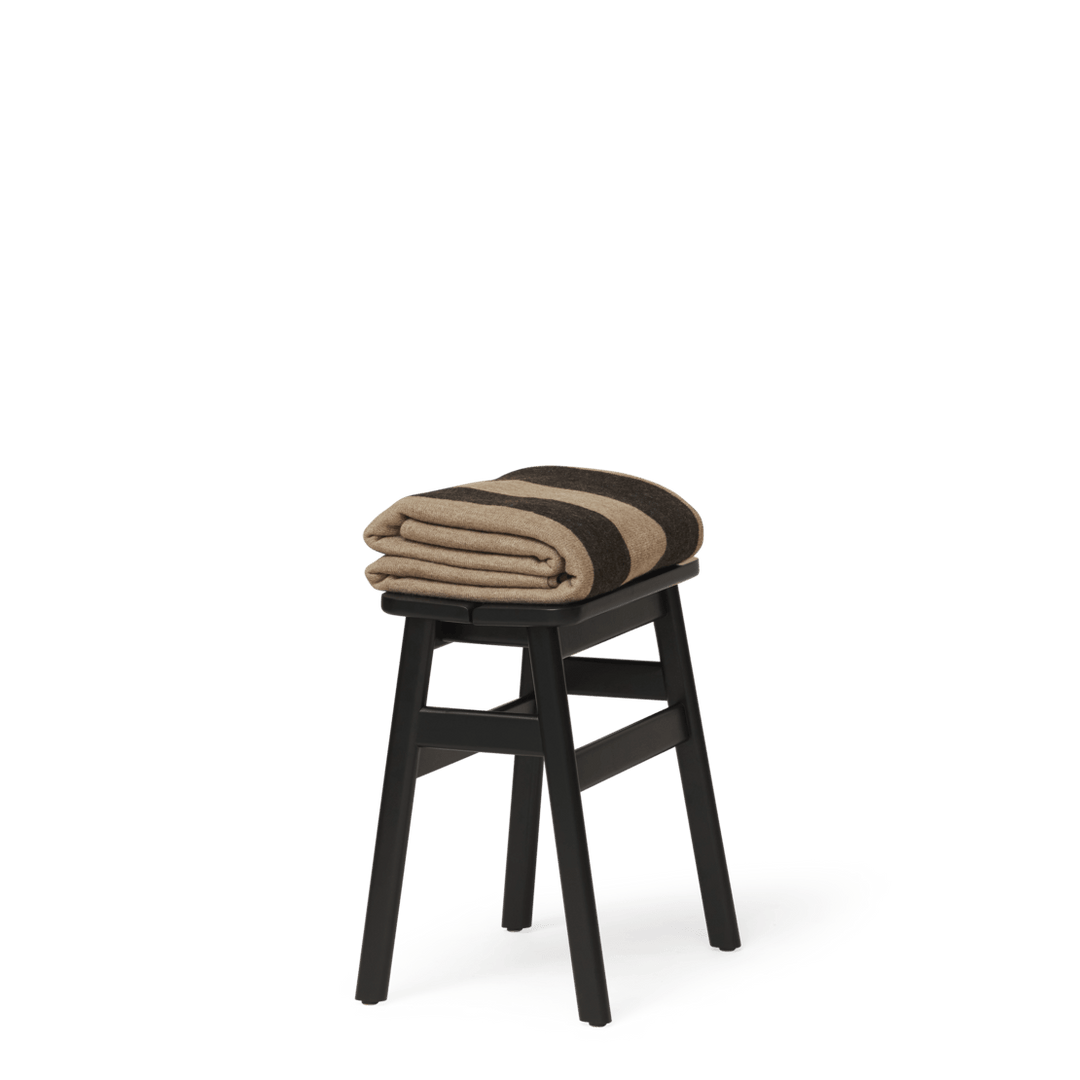 Form &amp; Refine Angle Standard Stool 45, Black - stained Beech - ökenhem