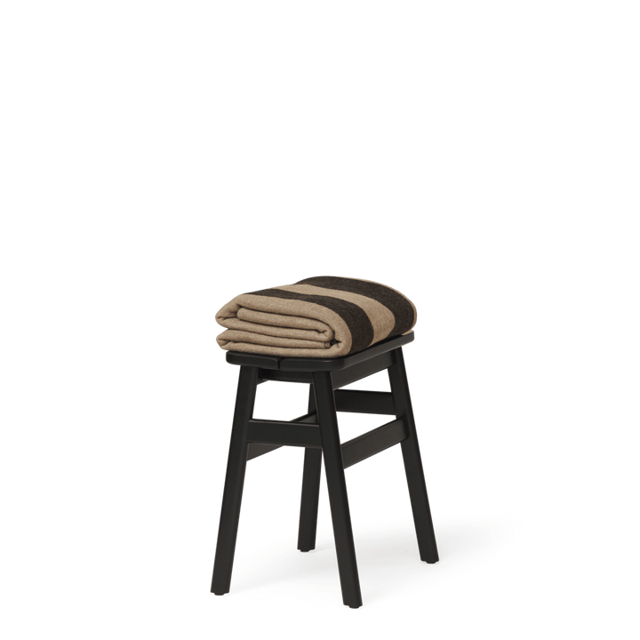 Form &amp; Refine Angle Standard Stool 45, Black - stained Beech - ökenhem
