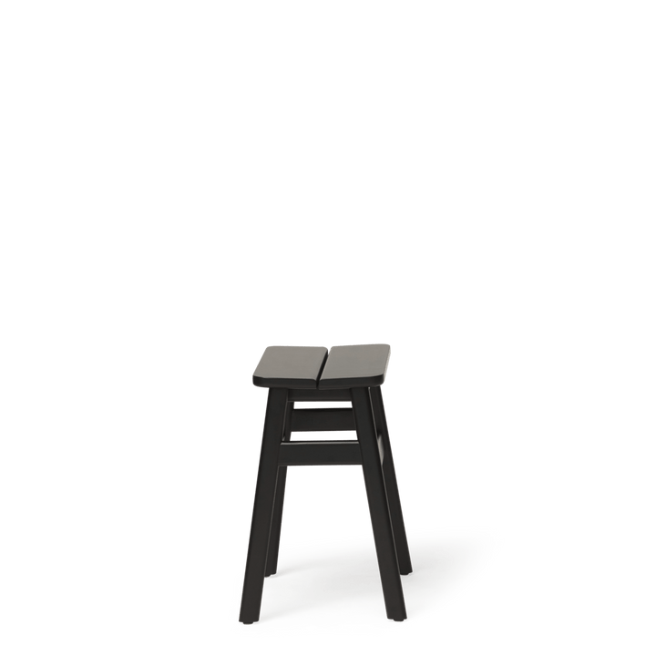 Form &amp; Refine Angle Standard Stool 45, Black - stained Beech - ökenhem