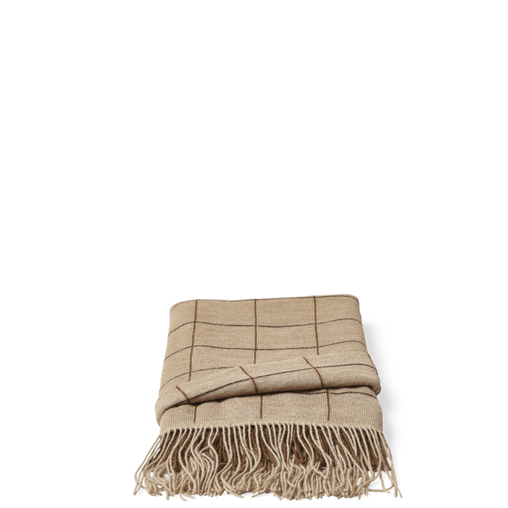 Form & Refine Aymara Blanket, New Square Brown - ökenhem