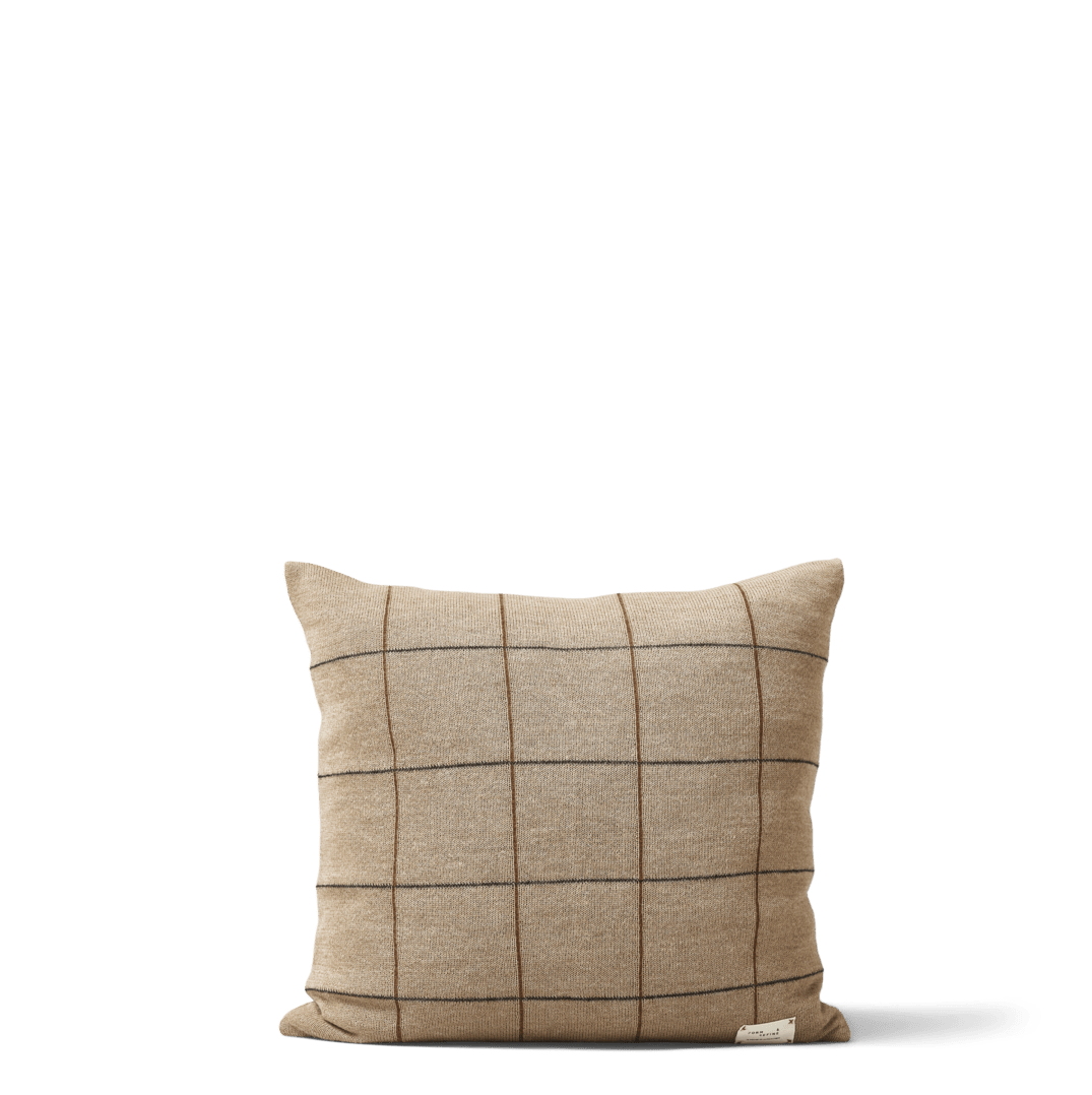 Form &amp; Refine Aymara Cushion, New Square Brown - ökenhem